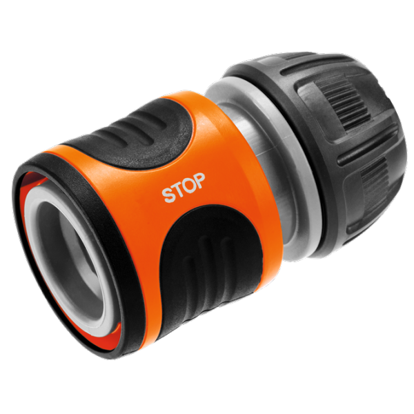 Gardena Slangekobling med vandstop 1/2" og 5/8" - 13 mm og 15 mm - 18213-20