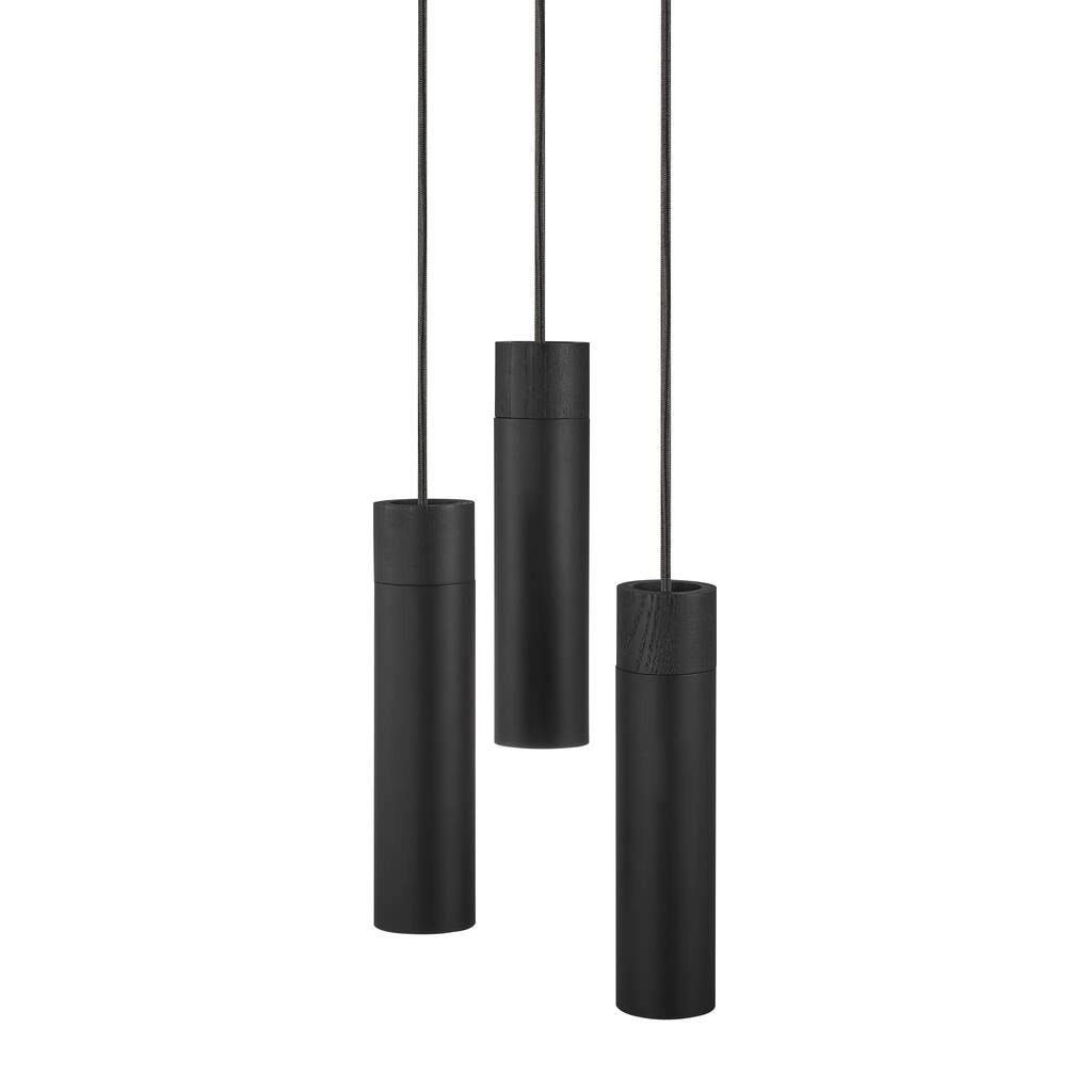 Nordlux Tilo Pendel i sort 3-kit