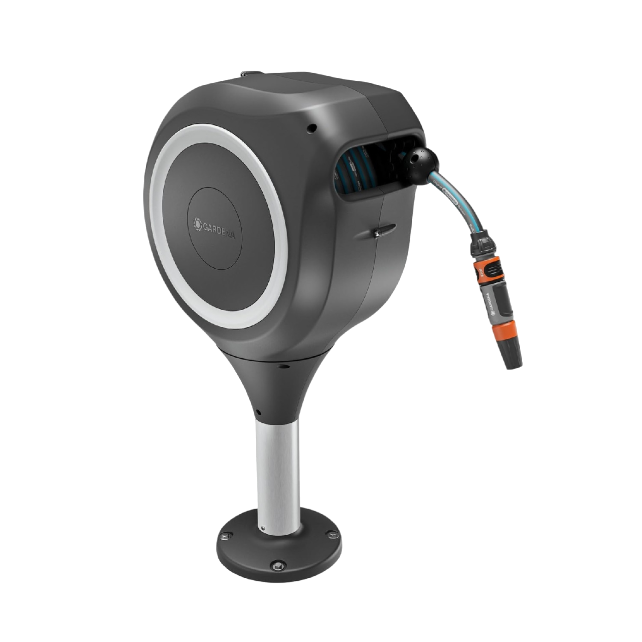 Gardena RollUp S Terasseslangeboks hvid 15 m