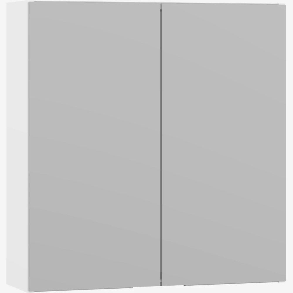 Scanbad Multo+ Select spejlskab 64x60 cm m/2 låger u/lamper - hvid mat