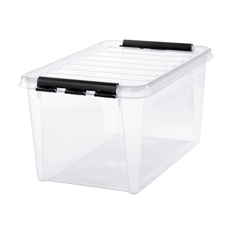 SmartStore Classic 46 L Opbevaringskasse med låg i transparent