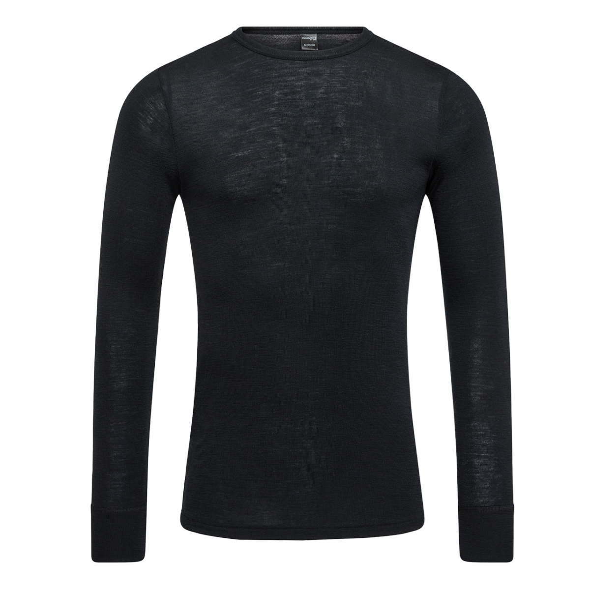 ProActive Baselayer Merino Uldundertrøje i sort - Str. M