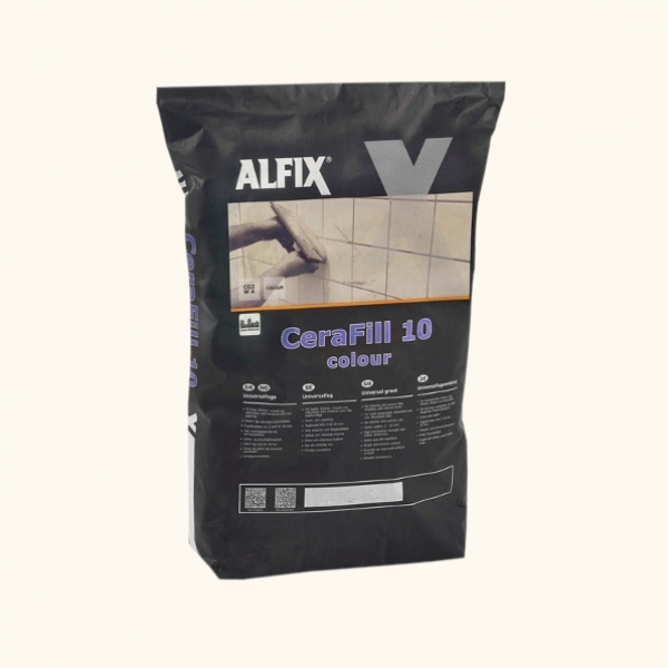 Alfix CeraFill 10 colour Flisefuge – Hvid 5 kg