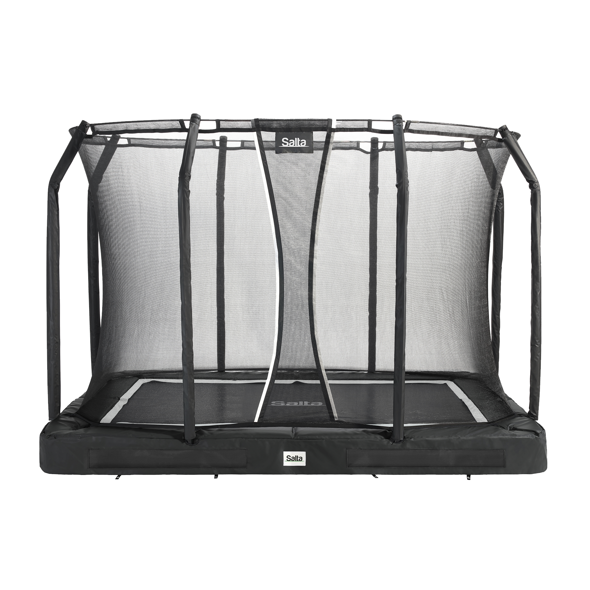 Salta Trampolin Premium Ground med sikkerhedsnet 305 x 214 cm