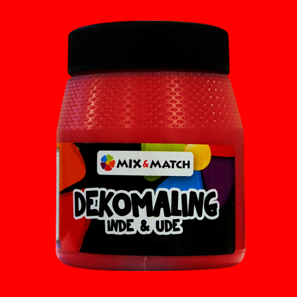 Mix & Match Rød dekomaling inde og ude 250 ml