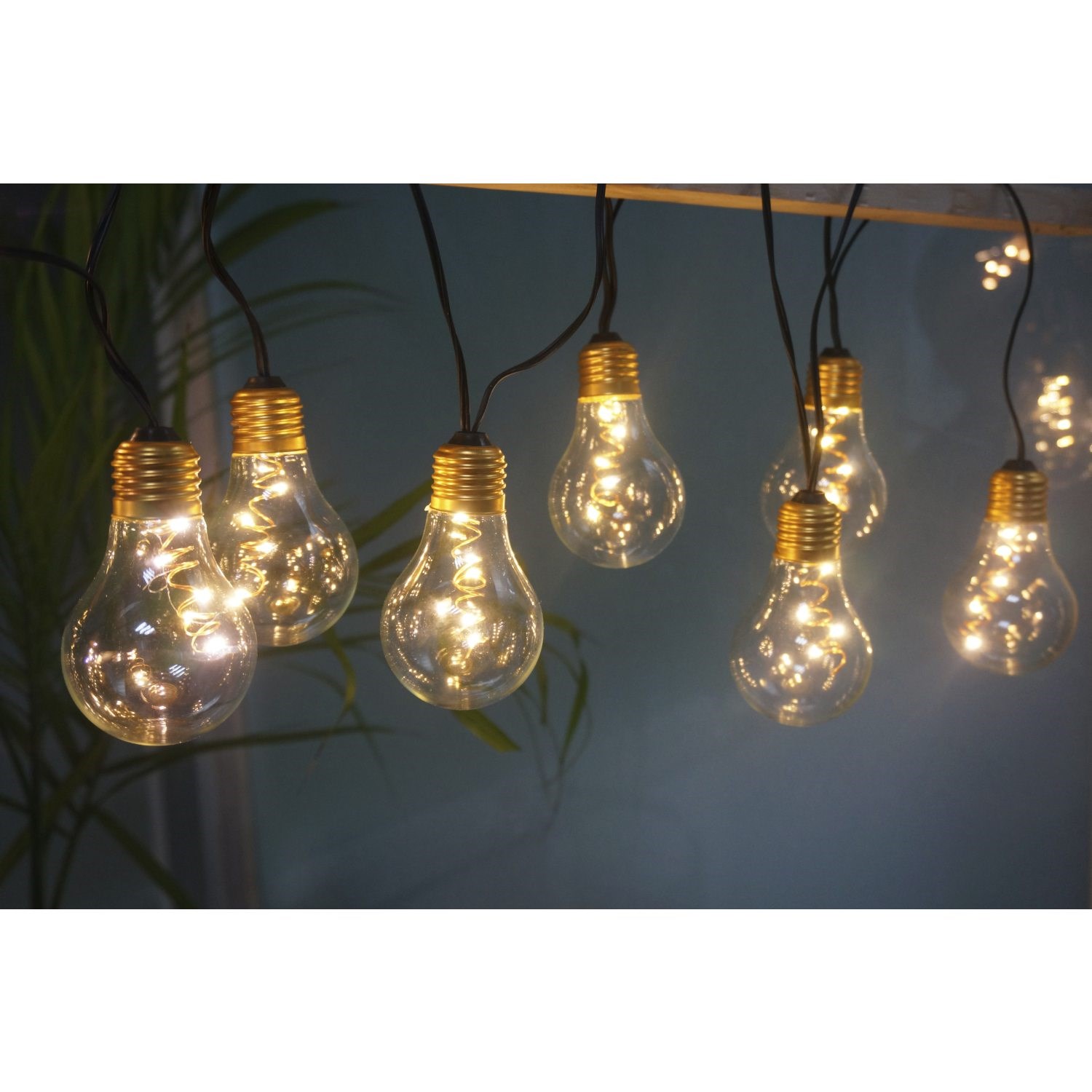 Veli Line Solcelle lyskæde med 10 LED pærer