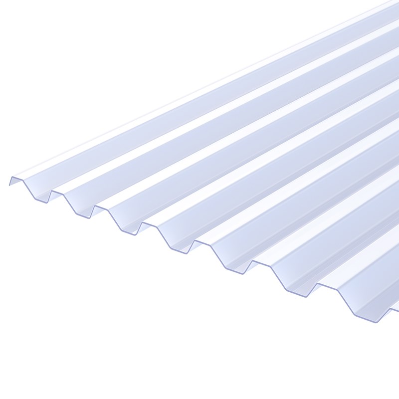 Plastmo EcoLite Trapeztag klar - 109x360 cm