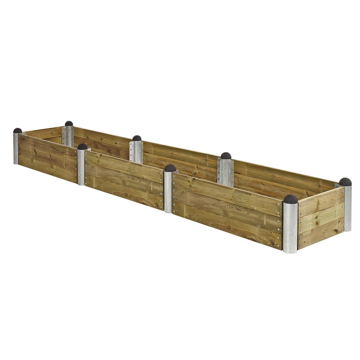 Plus PIPE Højbed 400×80 cm - Trykimprægneret
