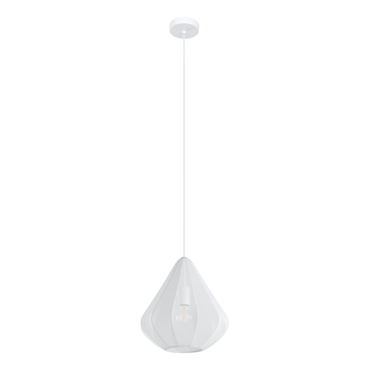 EGLO Dolwen Pendel i hvid Ø33,5 cm