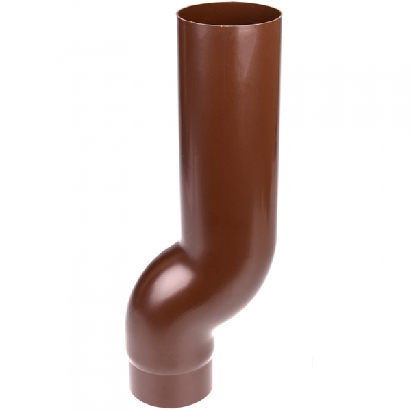 Plastmo plast nedførsel 90 mm i brun