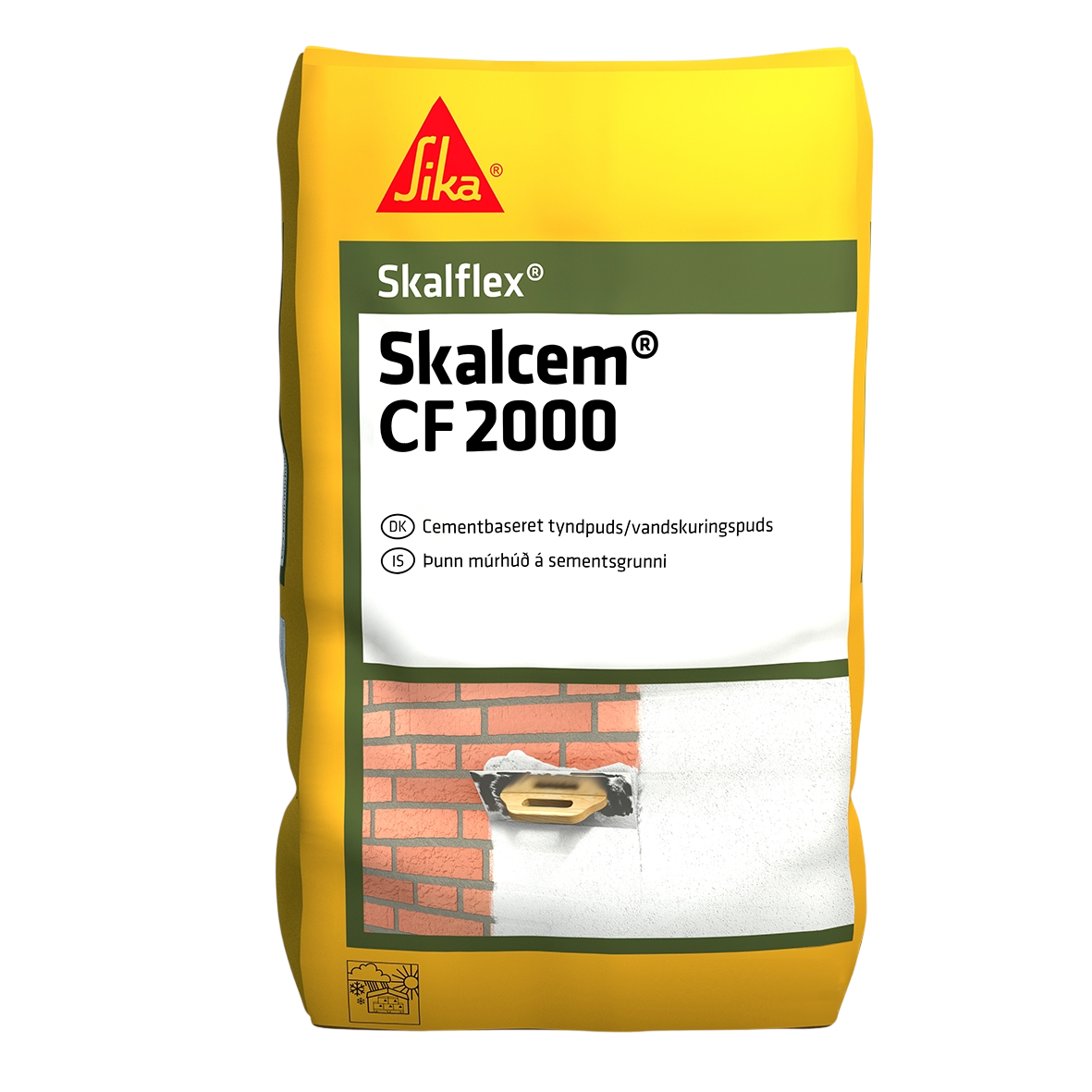 Skalflex Skalcem CF2000-17 Rustrød Vandskuringsmørtel - 0,8 kg