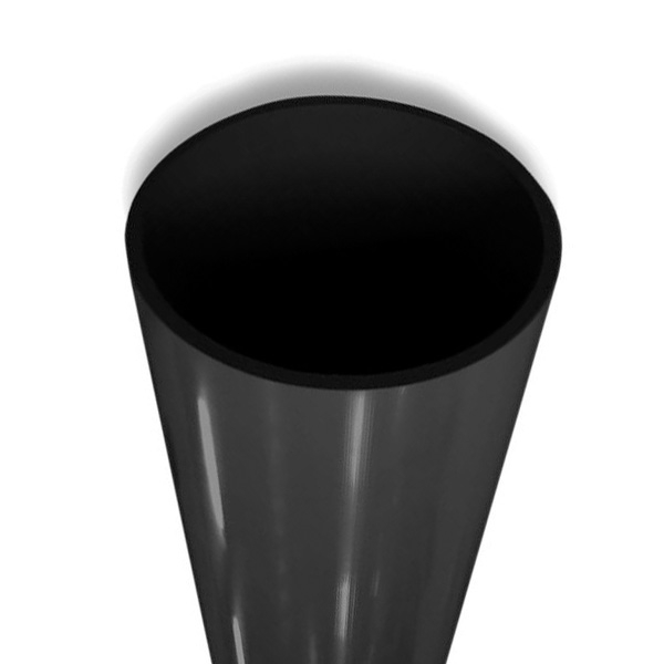 Plastmo plast nedløbsrør ø90 mm - 3 meter i sort