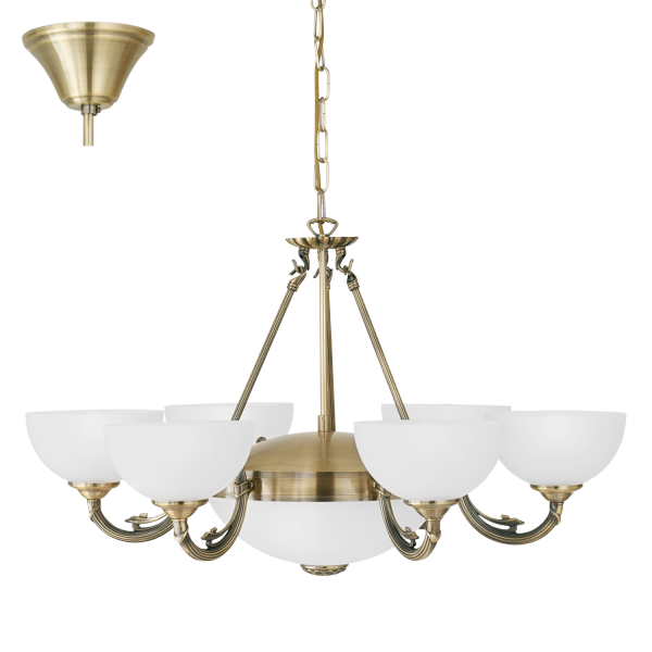 Eglo Savoy lampe med 6 arme bronze - 82749