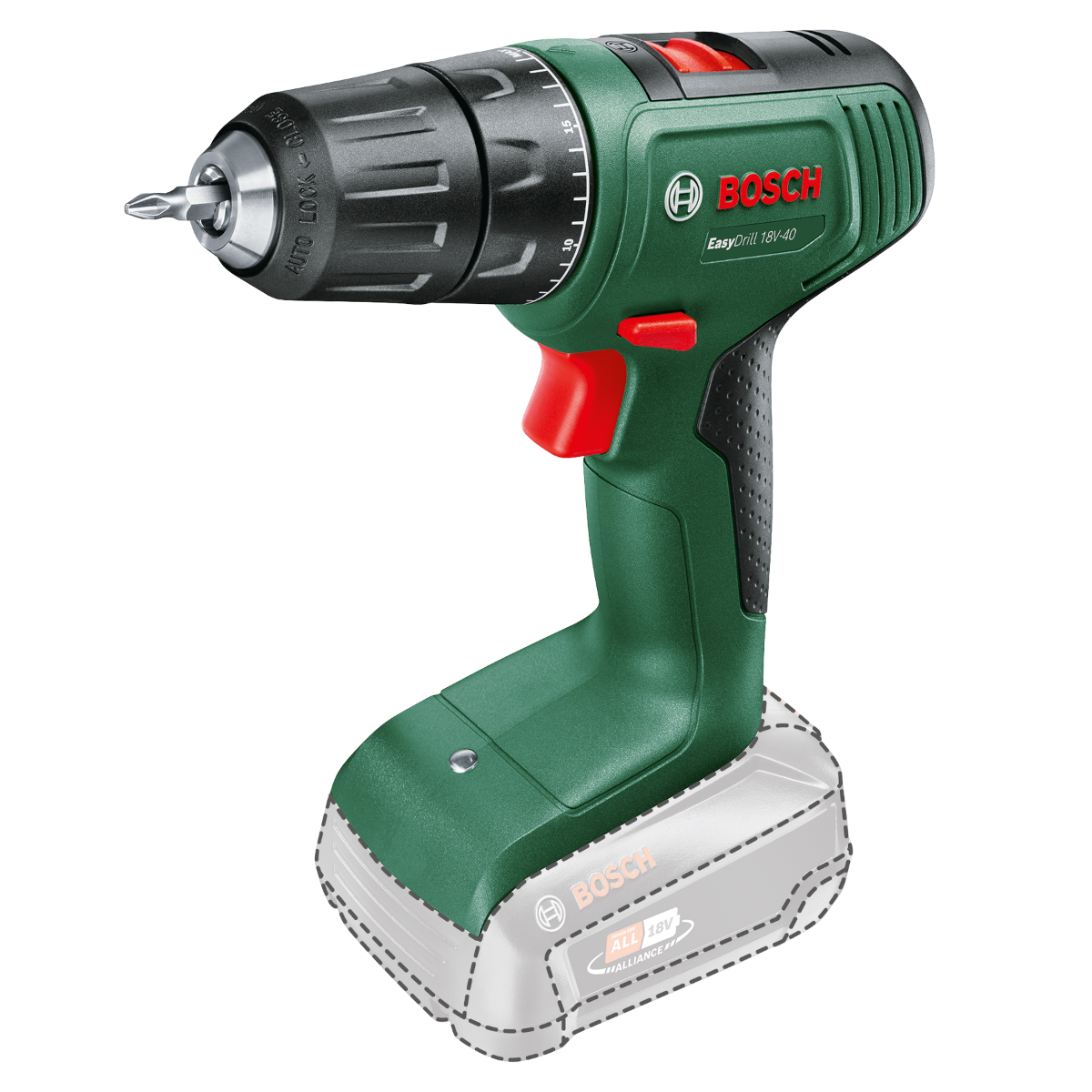 Bosch EasyDrill 18V-40 18V Bore-/skruemaskine – Solo