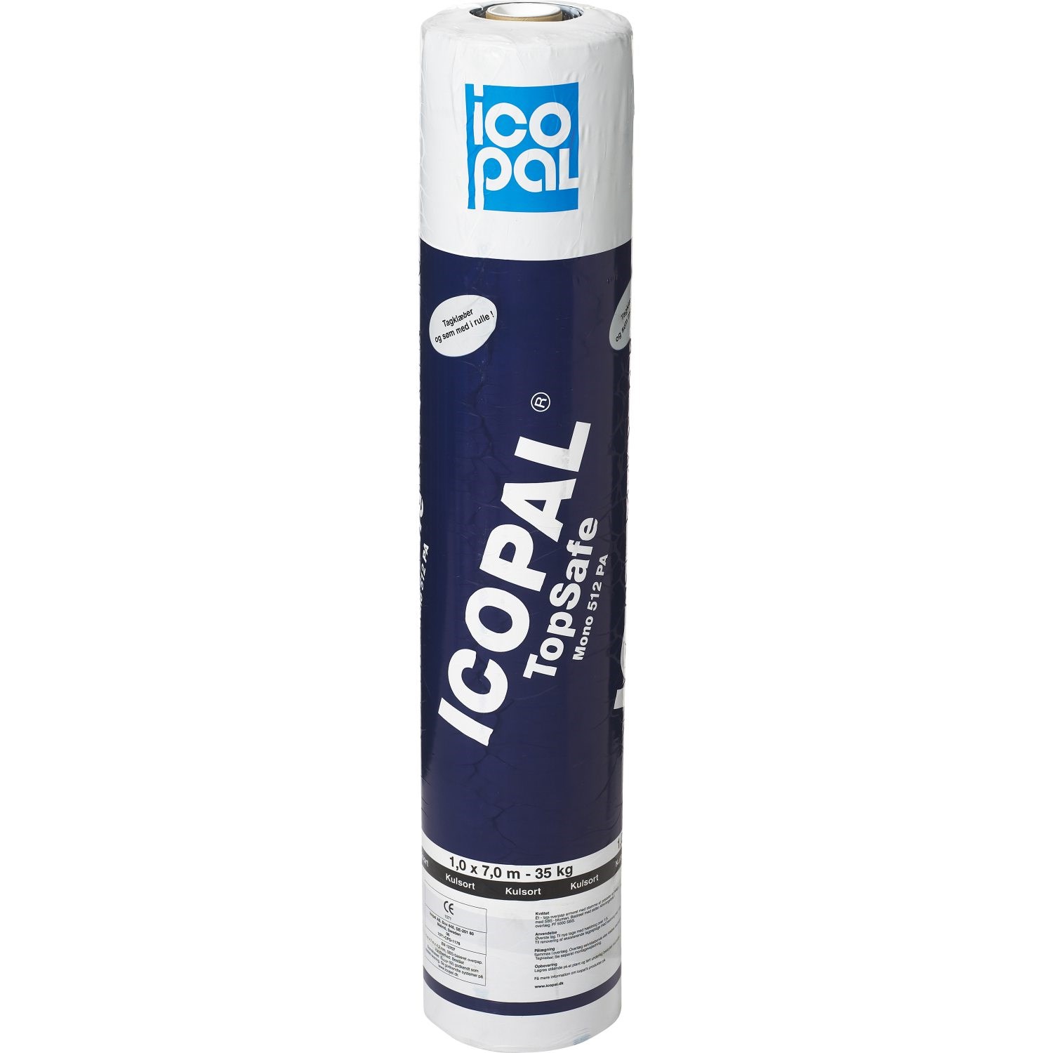 Icopal Topsafe kulsort tagpap 1 x 7 m