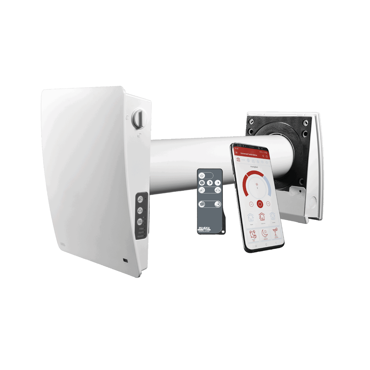 Duka One S4 plus Wi-Fi Et-rums varmegenvindings aggregat