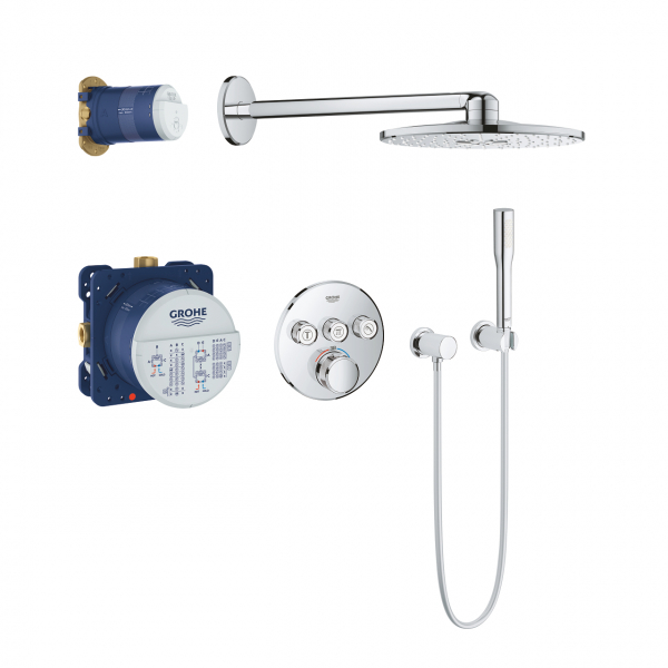 Grohe Grohtherm Smartcontrol brusesæt til indbygning med rainshower 310 - 34705000
