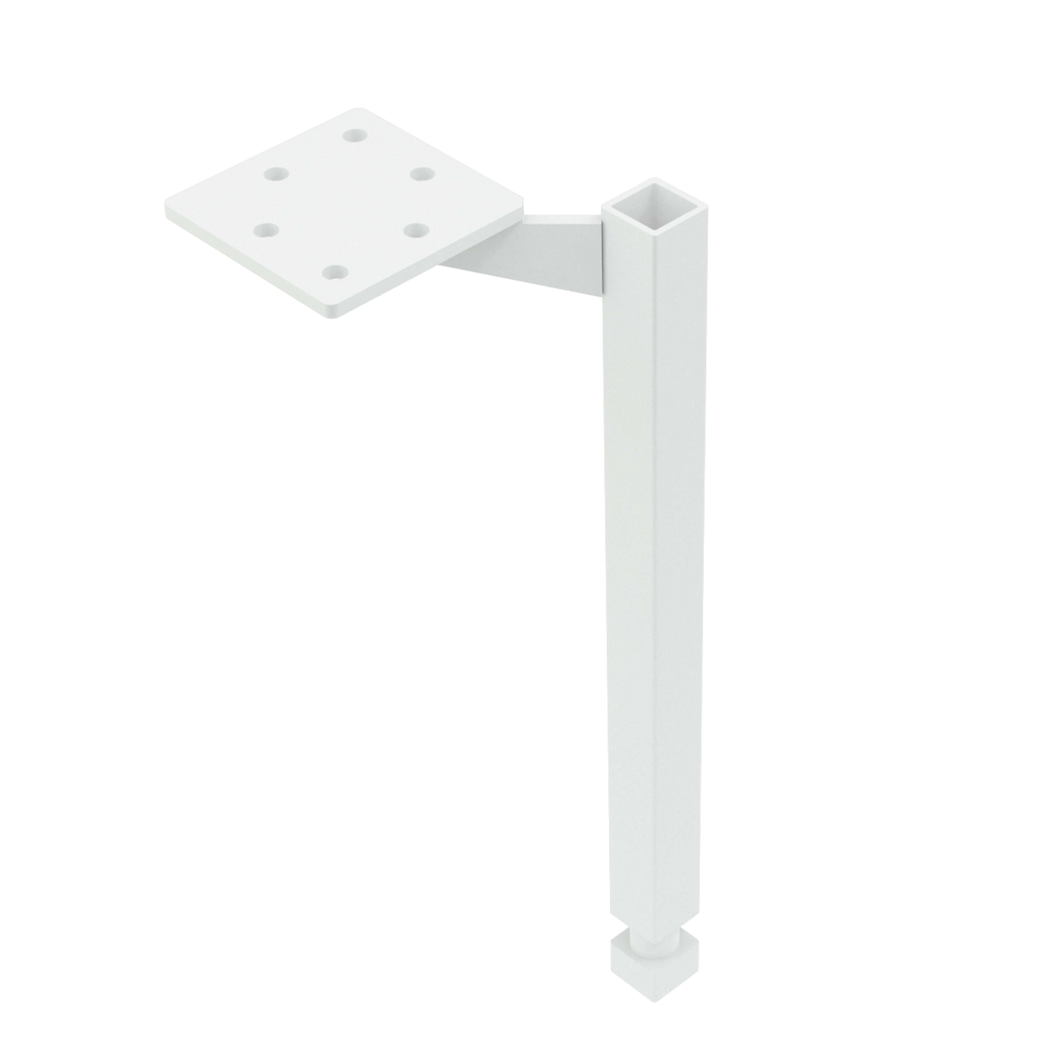 Scanbad Classic støtteben 16-19 cm - hvid