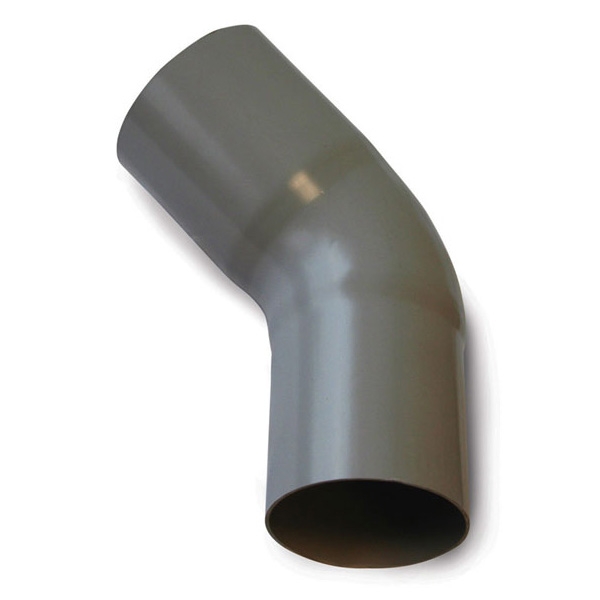 Plastmo plast 45 gr. bøjning 75 mm i grafit