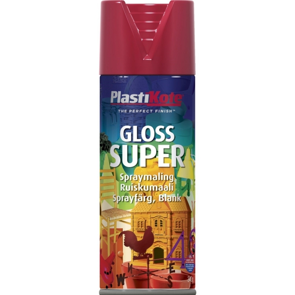 Plasti-Kote PK Super 1120 - Signal Rød