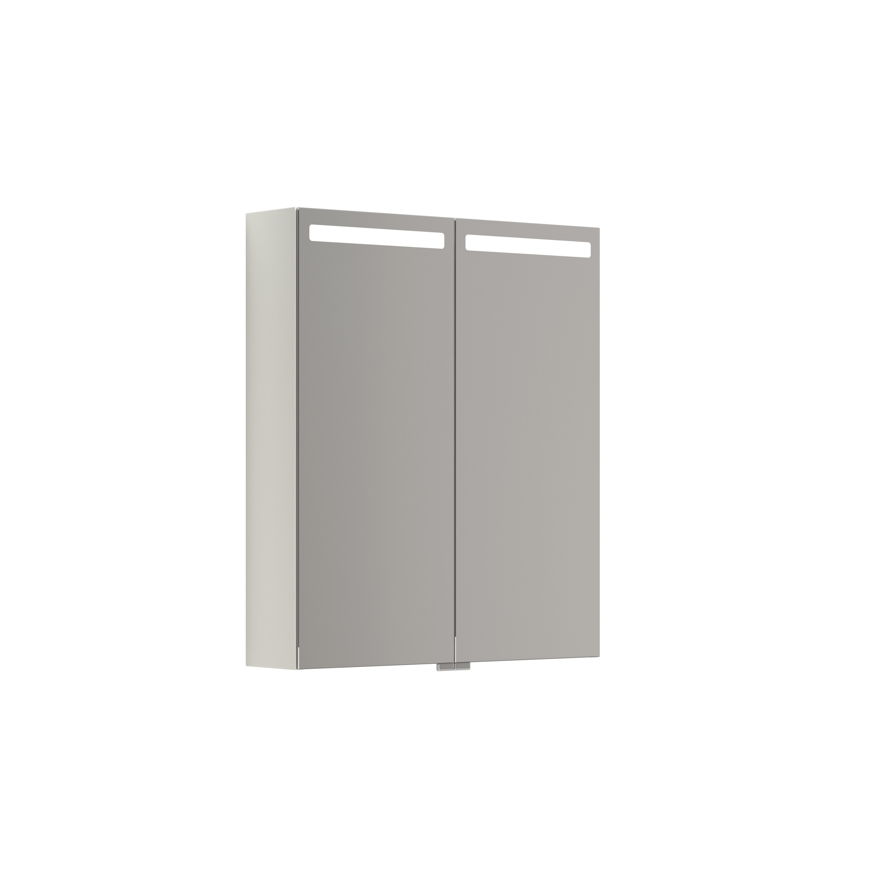 Scanbad Mido+ Top Spejlskab 70x60 cm m/2 låger - hvid mat