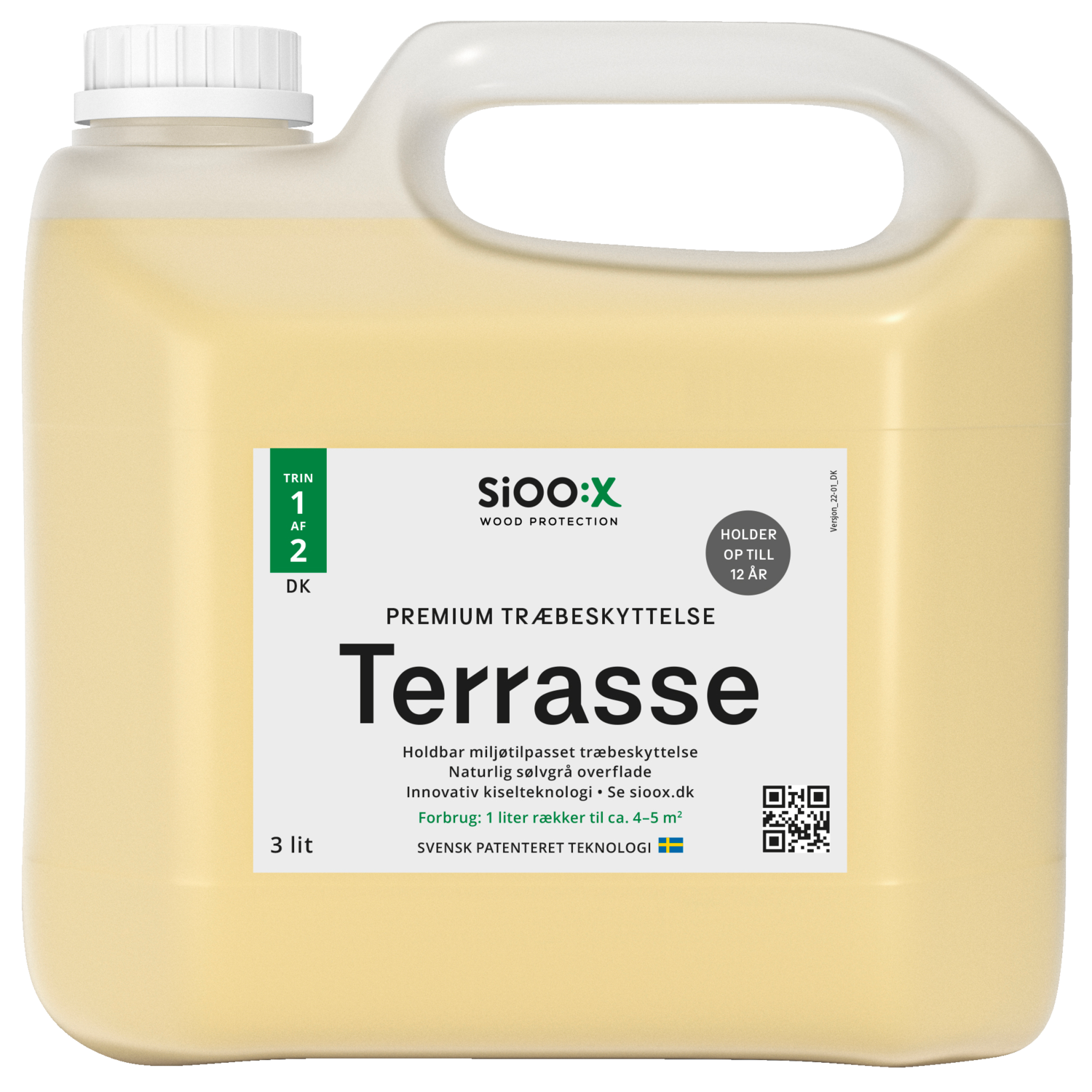 SiOO:X Træbeskyttelse til terrasse 3 L