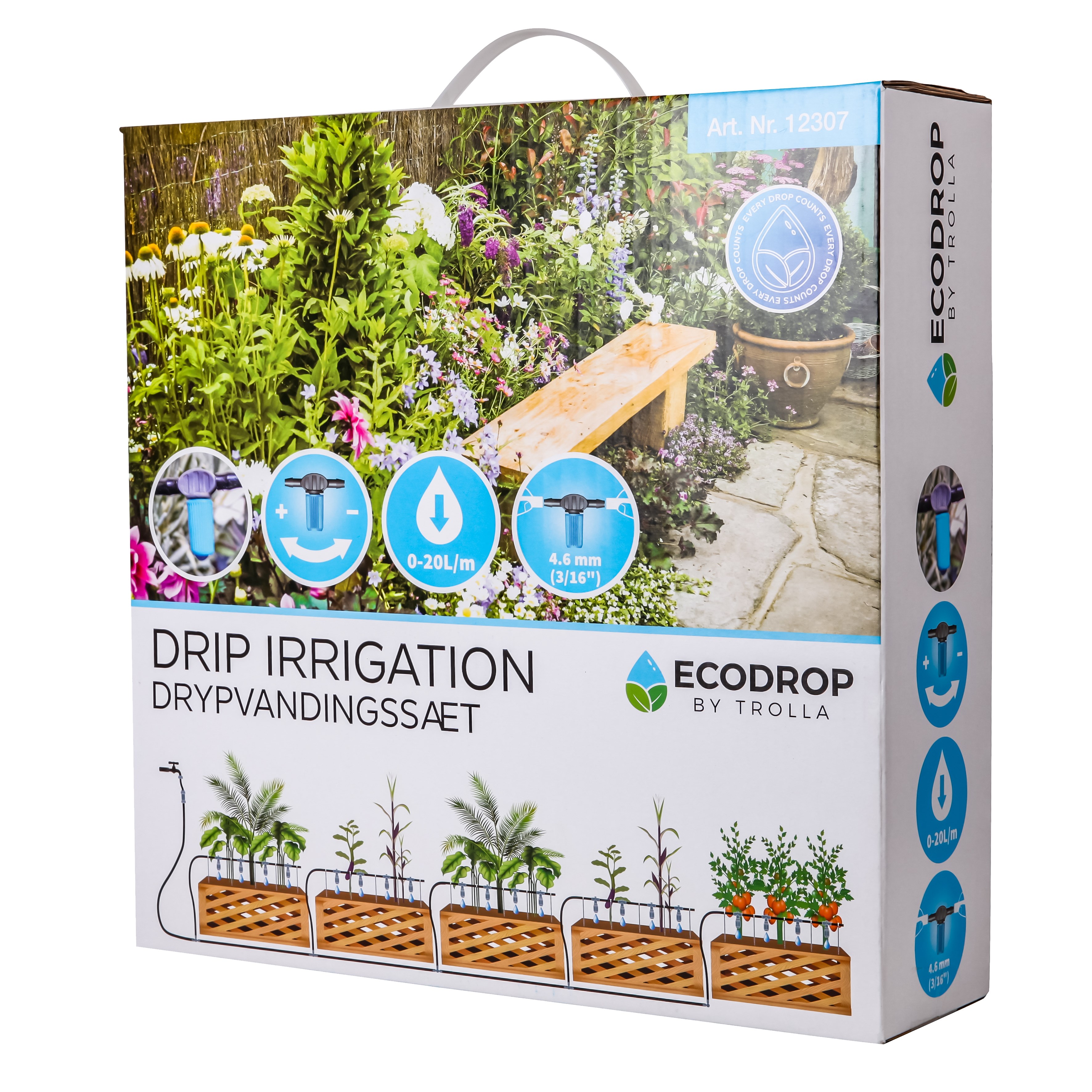 Trolla Ecodrop Drypsystem 3 – 5 højbed