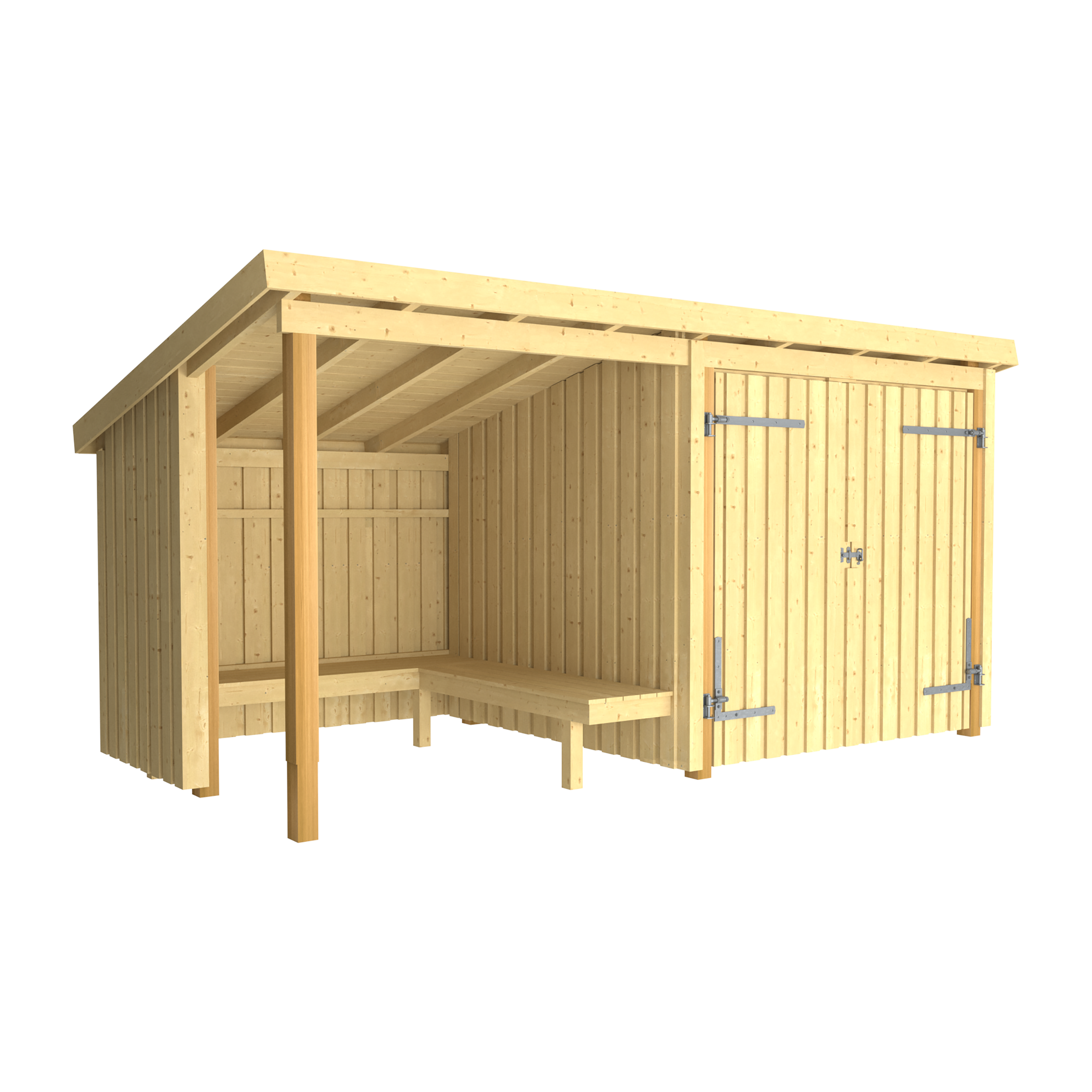 Plus Nordic Bålhytte/Havehus 9,5 m² - Type 1A
