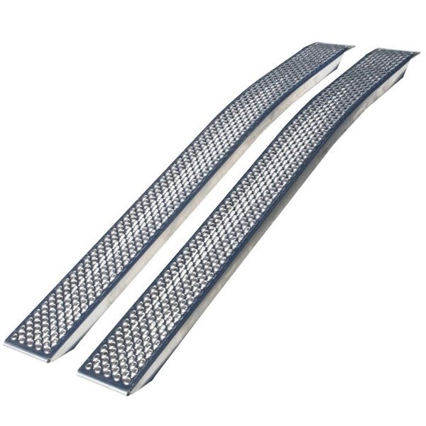 Variant kørerampe sæt i alu buet 200/20 cm 400 kg - 90047