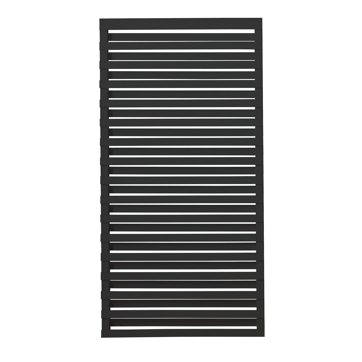 Plus Osaka Hegn 90×180 - Sort RAL 9005