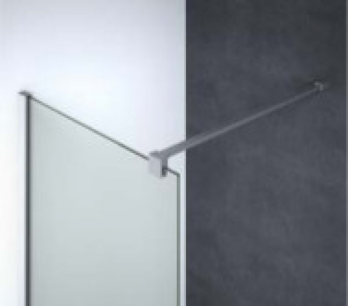 Scanbad Brus Stang 120 cm Afstivning - sort mat