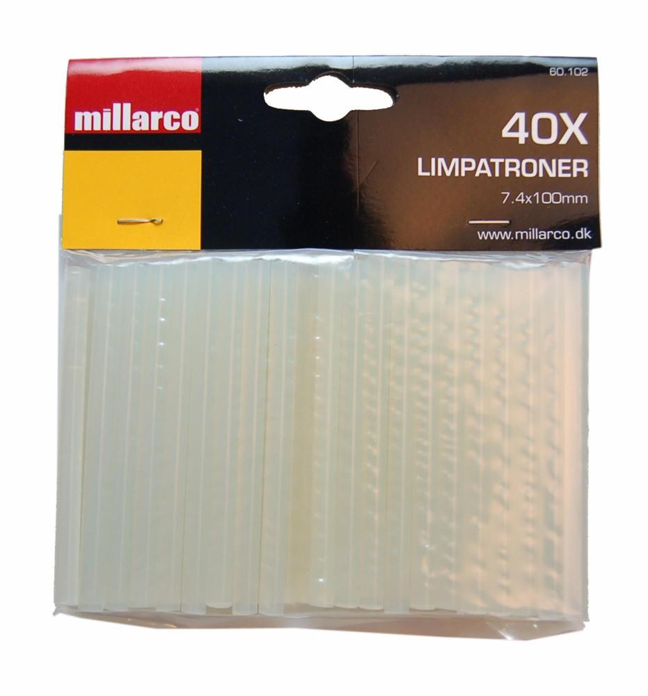 Universal 7 mm limpatroner - 40 stk