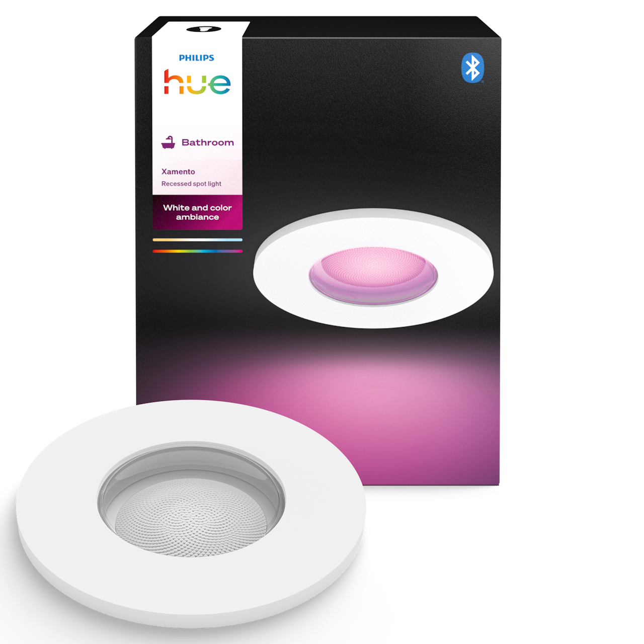 Philips Hue Xamento WCA BT Indbygningsspot i hvid