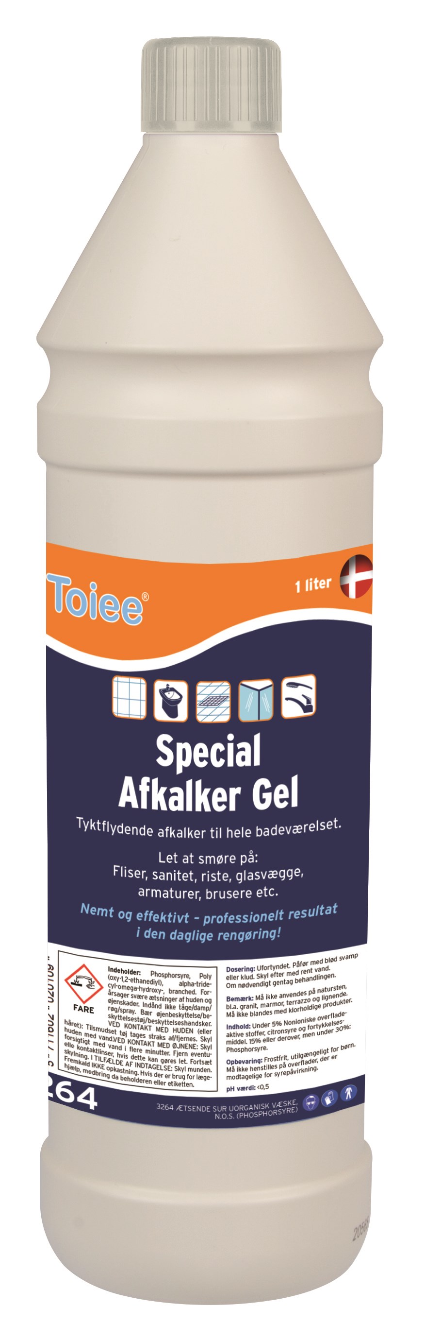 Toiee Special Afkalker Gel – 1 liter