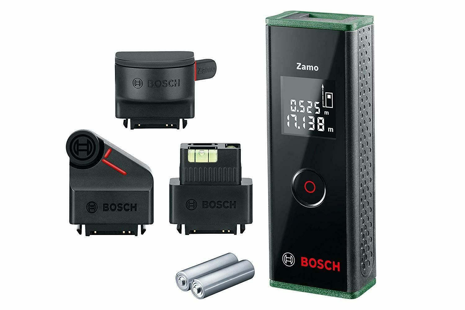 Bosch Zamo III Laserafstandsmåler sæt med 3 adaptere