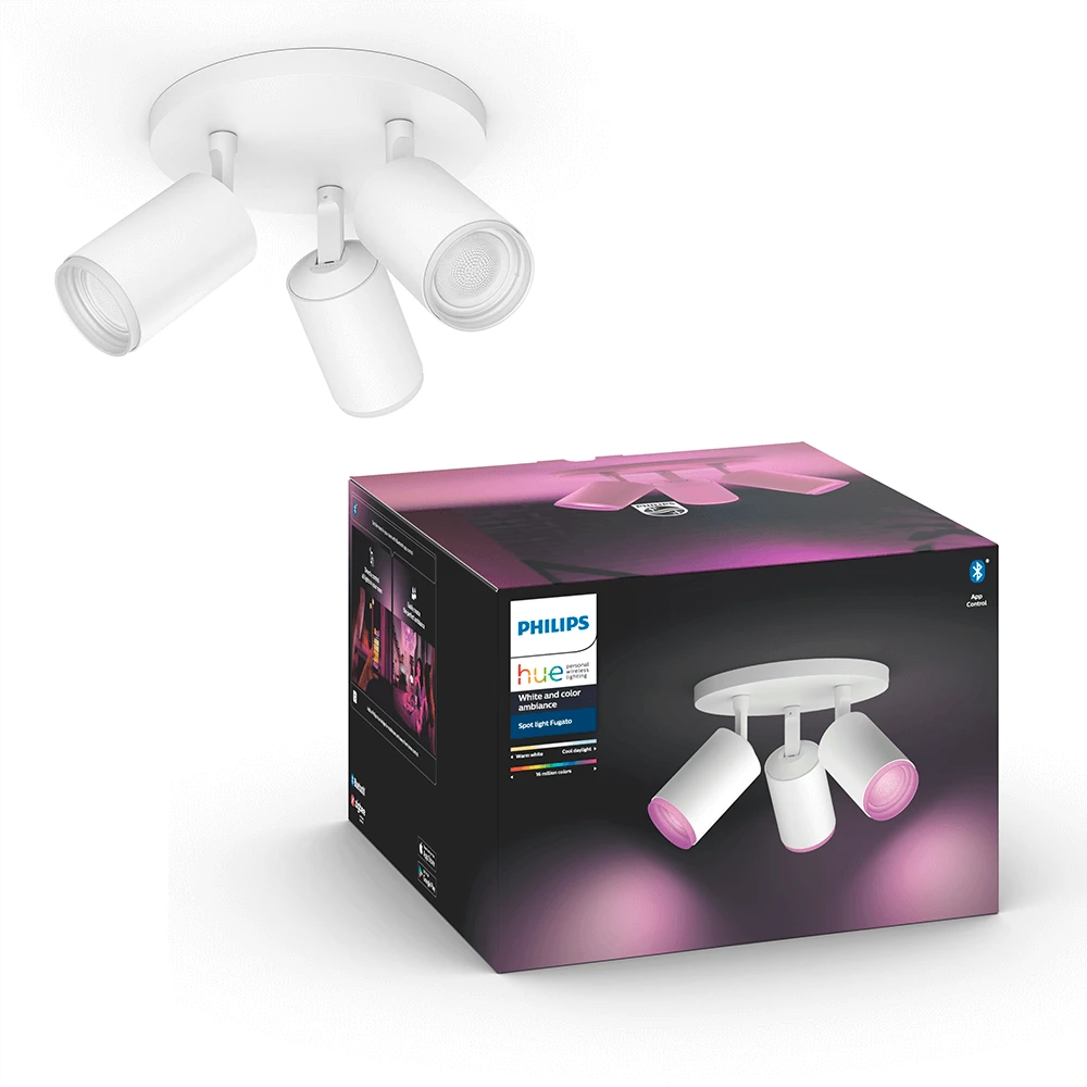 Philips Hue Fugato WCA BT Triple spot i hvid
