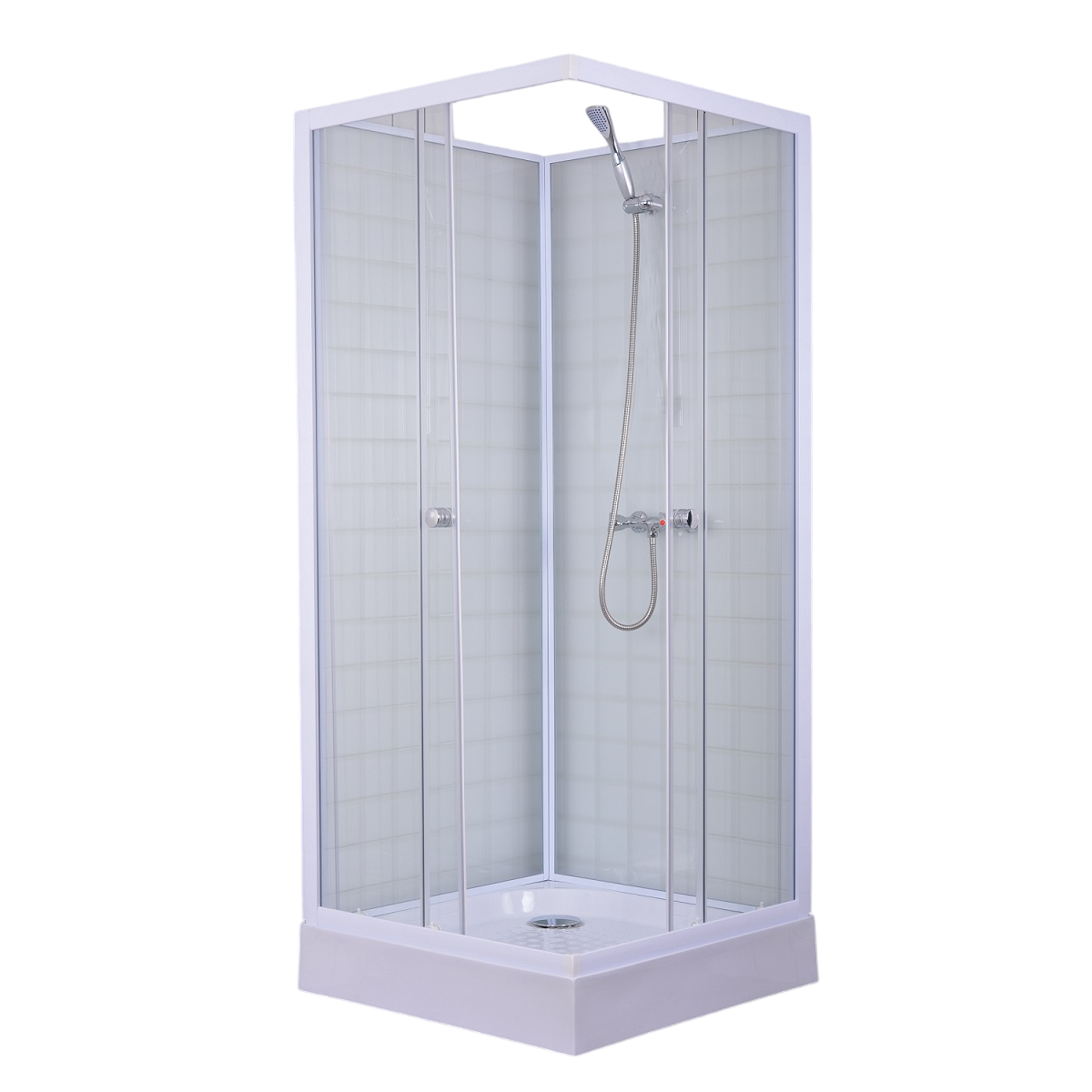 Milobad Genova Brusekabine 80x80x200 cm