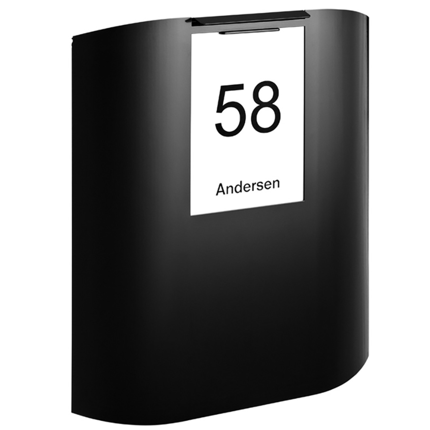 MEFA UFO 650 Postkasse i sort