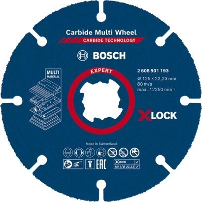 Bosch Carbide Multi X-Lock Skæreskive 125 mm