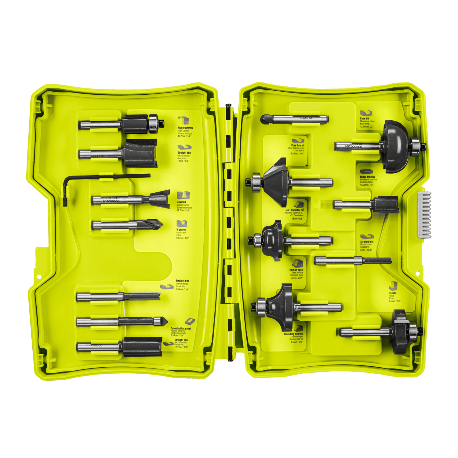 Ryobi RAKRBS15 Fræsejernssæt