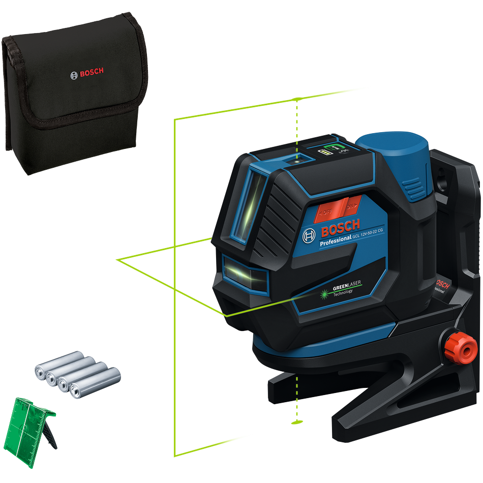 Bosch Professional GCL 12V-50-22 CG Linjelaser – Solo L-BOXX