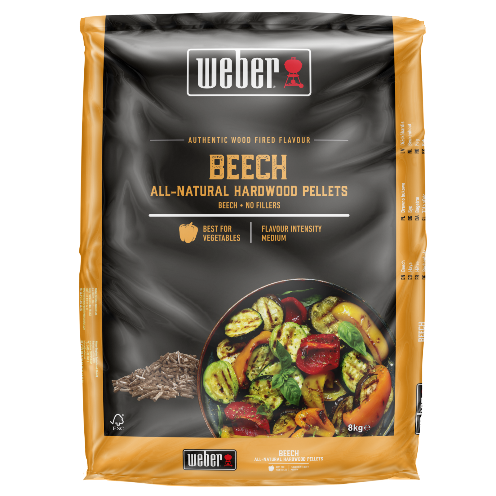 Weber Beech Træpiller 8 kg