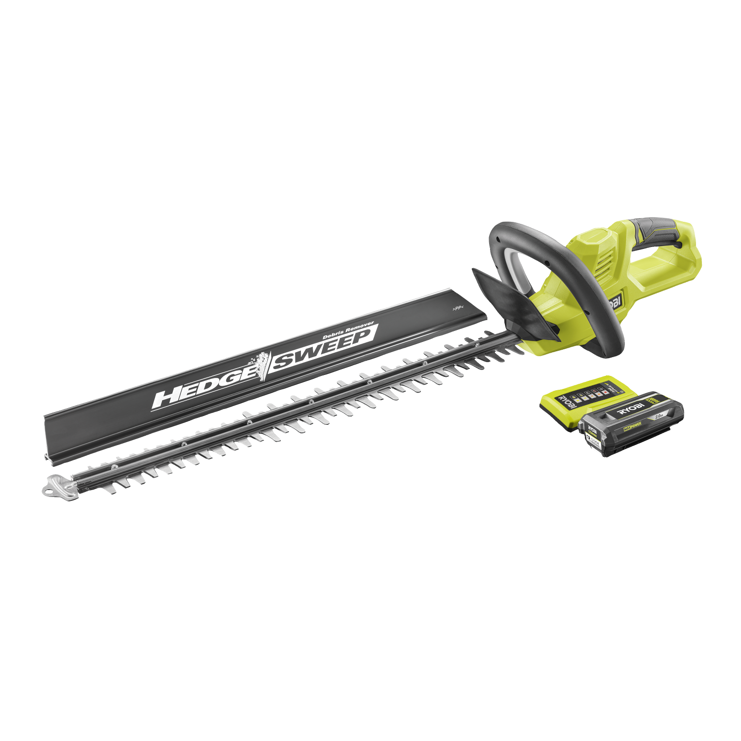 Ryobi RY36HT60A-120 MAX POWER 36V Hækkeklipper med 2,0Ah batteri og lader