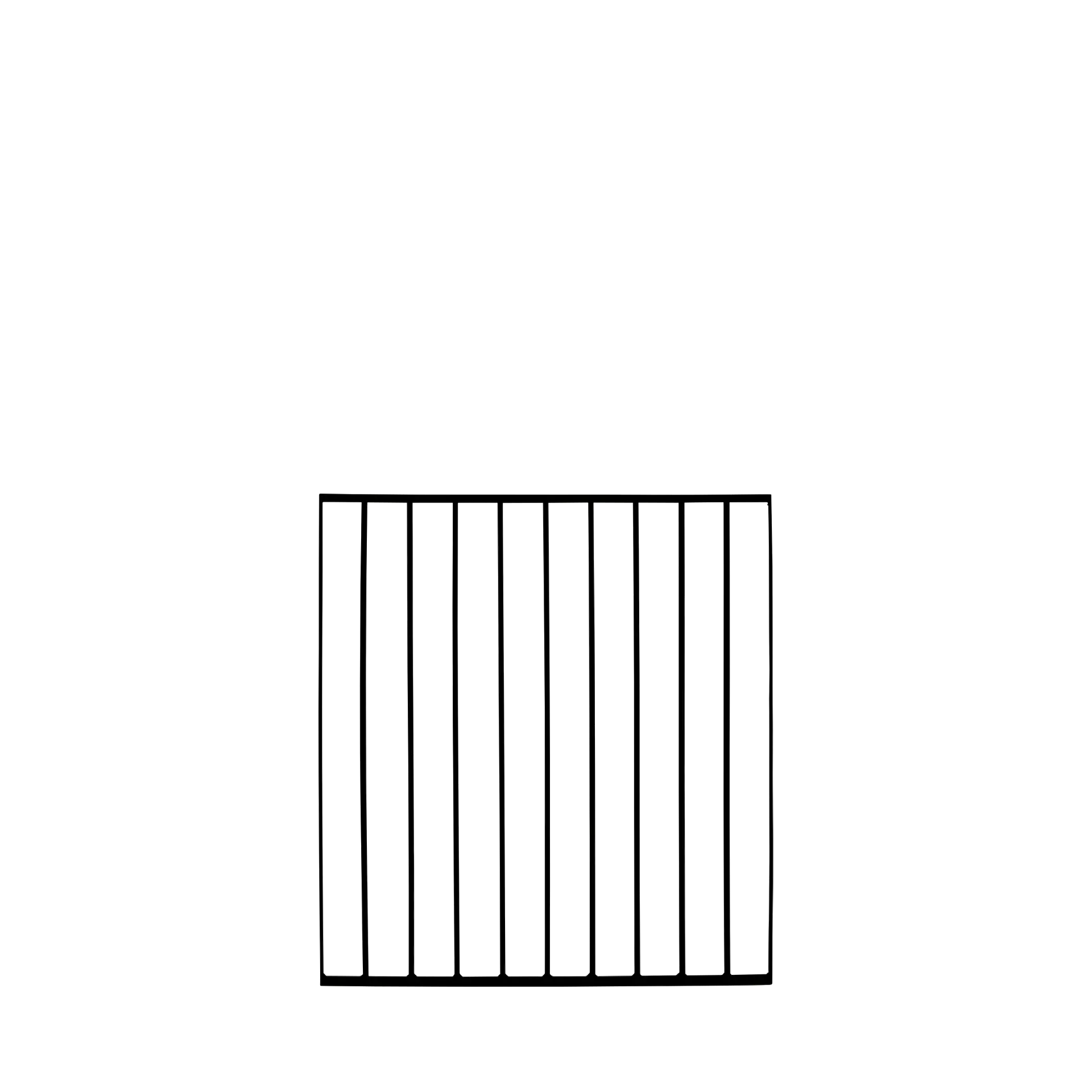 Plus Basic Gelændersystem i Sort RAL 9005, glans 30 90×98 cm