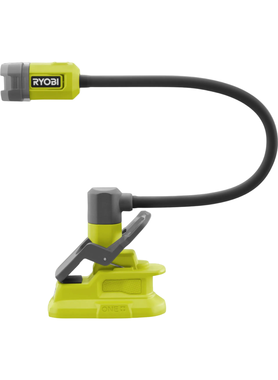 Ryobi RLCF18-0 ONE+ 18V Fleksibel lampe med klemme – Solo