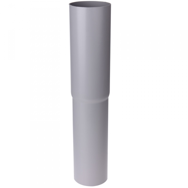 Plastmo plast nedførsel lige 75 mm i grå