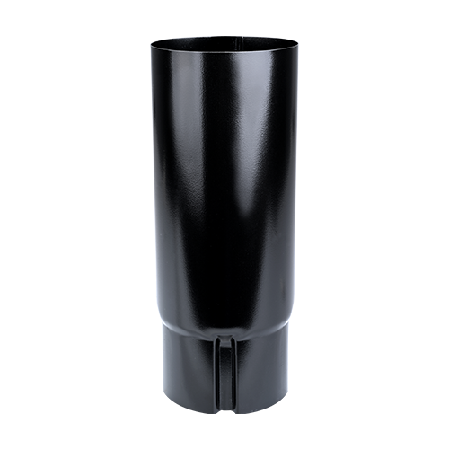 Plastmo Sort Arkitekt Lige Nedførsel Ø90 mm