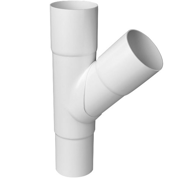 Plastmo plast 60 gr. grenrør 75 mm i hvid
