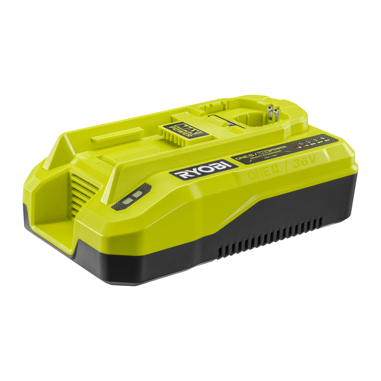Ryobi RC1836112 Hurtiglader med dobbeltspænding 18V ONE+ og 36V MAX POWER