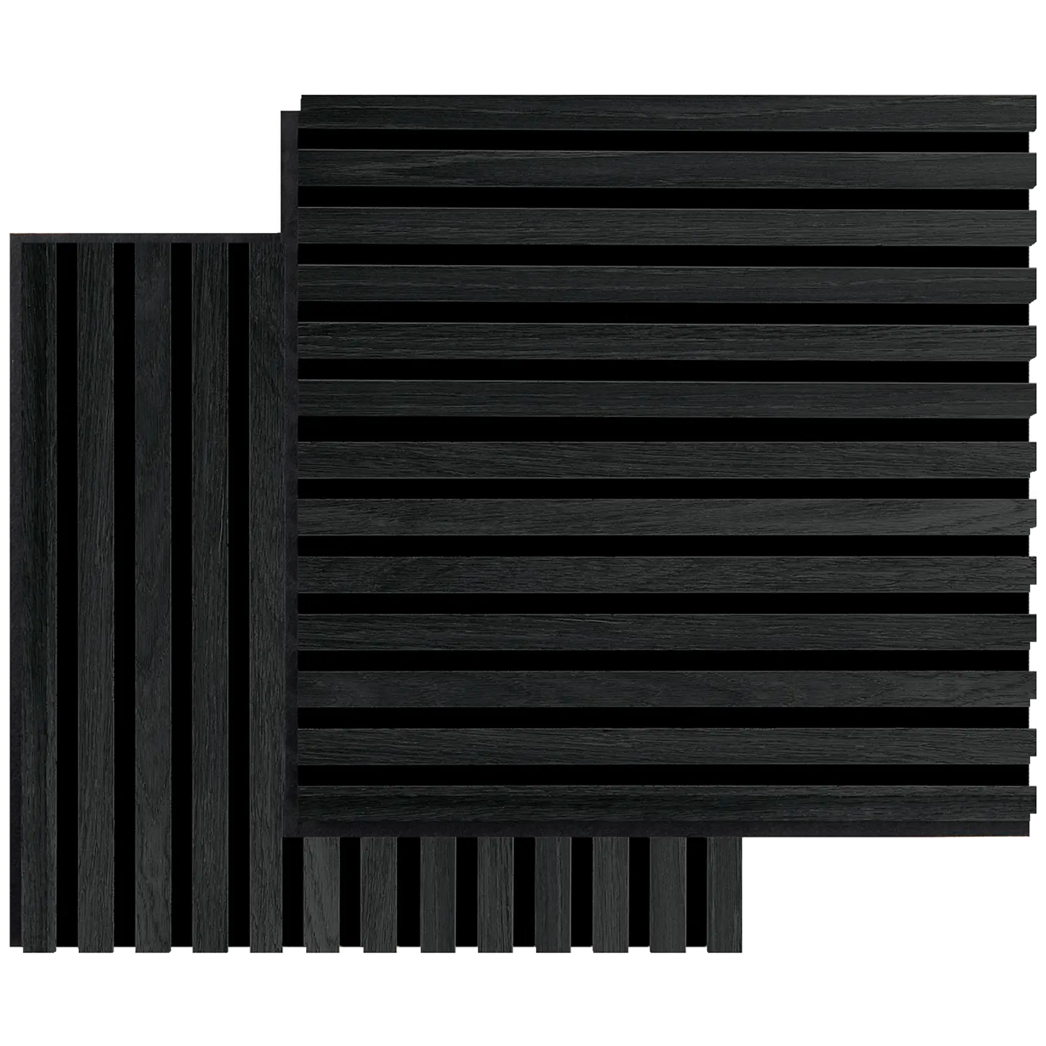 FibroTech Square Akustikpanel i black oak 22x520x520 mm - 2 stk.